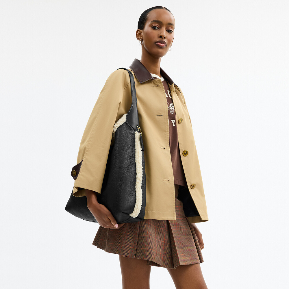 Coach Brooklyn Shoulder Bag 39 In Shearling